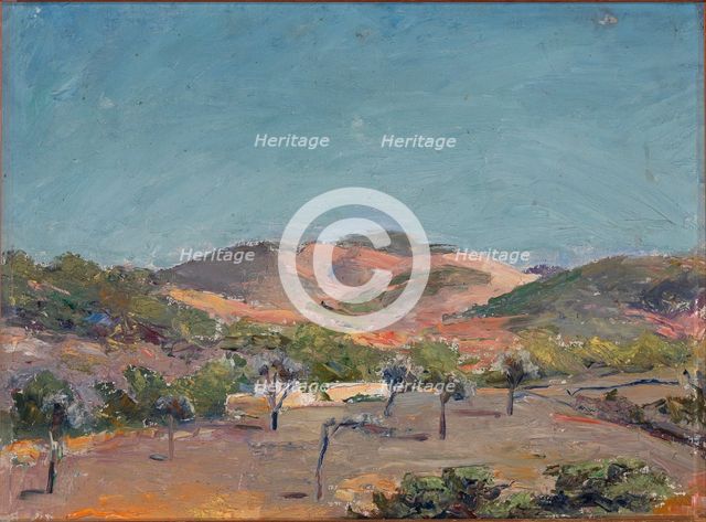 Hill with Trees, n.d. Creator: Eleanor Harris.