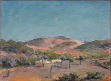 Hill with Trees, n.d. Creator: Eleanor Harris