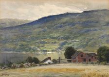 Hill and Lake, late 19th-early 20th century. Creator: James Henry Moser