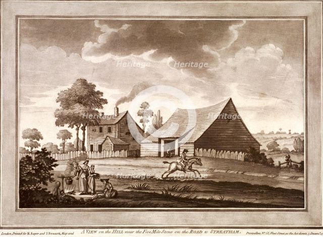 Hill in Brixton, London, 1782. Artist: Anon