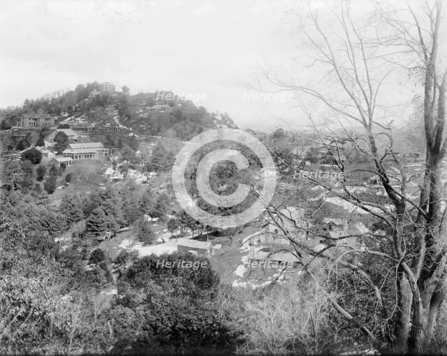 Hill station, India, c1902. Creator: Kirk & Sons of Cowes.