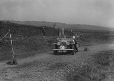 Hillman Aero Minx open 2-seater of LJO Bartlett competing in the Sunbac Inter-Club Team Trial, 1935. Artist: Bill Brunell