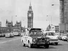 Hillman Hunter, P.Brown on 1968 London to Sydney rally. Creator: Unknown
