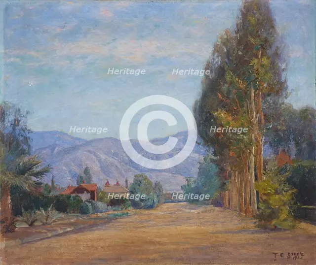 Hills Near Redlands, California, 1902. Creator: Theodore Clement Steele.