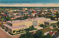 Hillsborough County Court House, Tampa, Florida c1940s