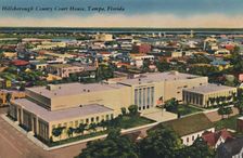 Hillsborough County Court House, Tampa, Florida c1940s