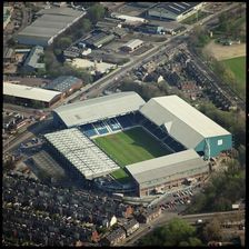 Hillsborough Stadium, Sheffield, South Yorkshire, 1995. Creator: Aerofilms