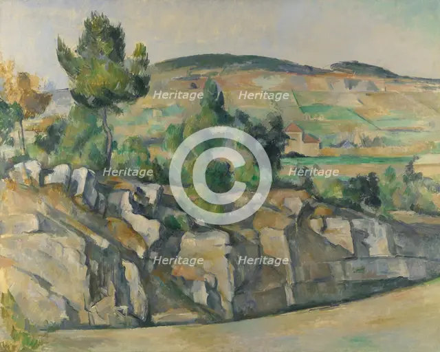 Hillside in Provence, c. 1890. Artist: Cézanne, Paul (1839-1906)