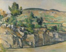 Hillside in Provence, c. 1890. Artist: Cézanne, Paul (1839-1906)