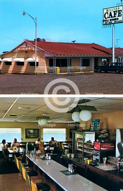 Hilltop Cafe, Holbrook, Arizona, USA, 1971. Artist: Unknown