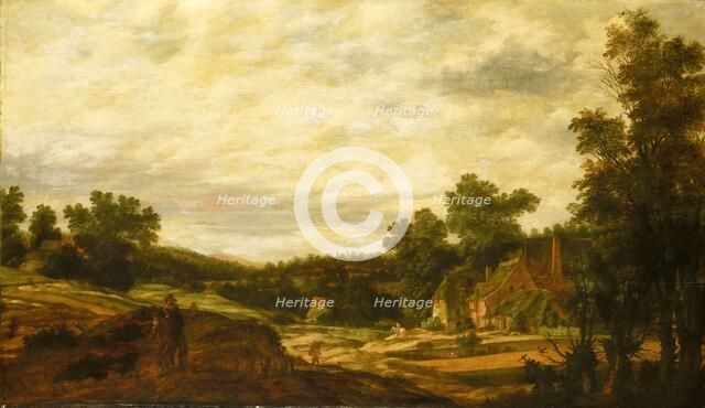 Hilly landscape, 1635. Creator: Pieter Stalpaert.