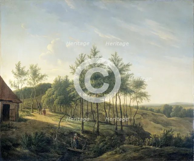 Hilly Landscape, 1814. Creator: Gerrit Jan Michaelis.