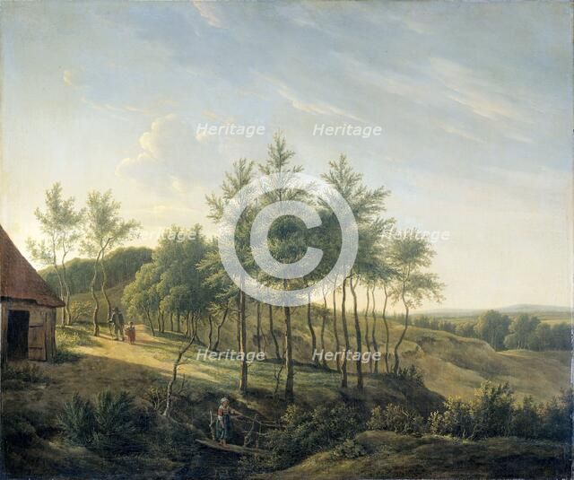 Hilly Landscape, 1814. Creator: Gerrit Jan Michaelis.