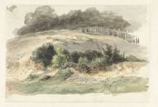Hilly landscape, 1825-1873. Creator: Pierre Louis Dubourcq