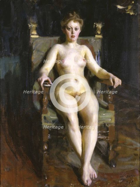 Hilma Eriksson, 1908.