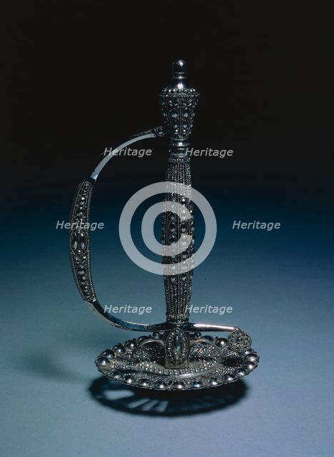 Hilt from a Court Sword, c. 1790-1800. Creator: Unknown.