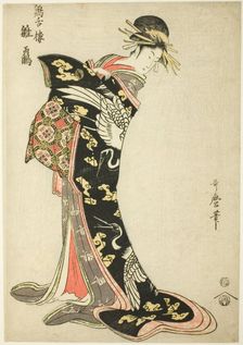 Hinazuru of the Keizetsuro, Japan, n.d. Creator: Kitagawa Utamaro