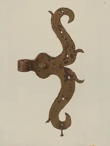 Hinge Butt, c. 1940. Creator: Nicholas Amantea