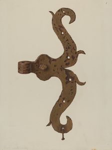 Hinge Butt, c. 1940. Creator: Nicholas Amantea
