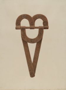 Hinge, c. 1938. Creator: Earl Butlin