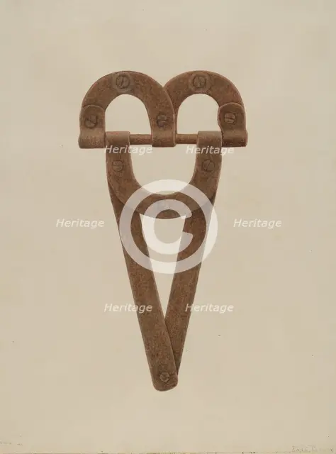 Hinge, c. 1938. Creator: Earl Butlin.
