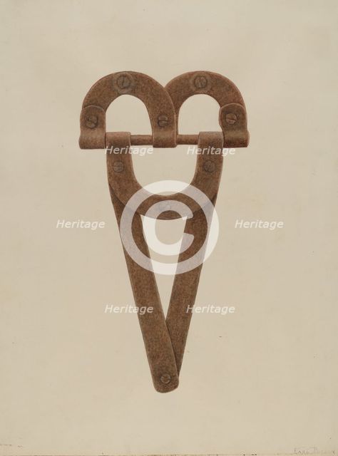 Hinge, c. 1938. Creator: Earl Butlin.