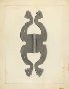 Hinge, c. 1939. Creator: Joseph Stonefield