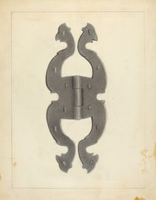 Hinge, c. 1939. Creator: Joseph Stonefield