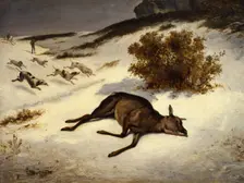 Hind Forced Down in the Snow, after 1857. Creator: Unknown