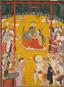 Hindola Raga, c. 1790-1800. Creator: Unknown