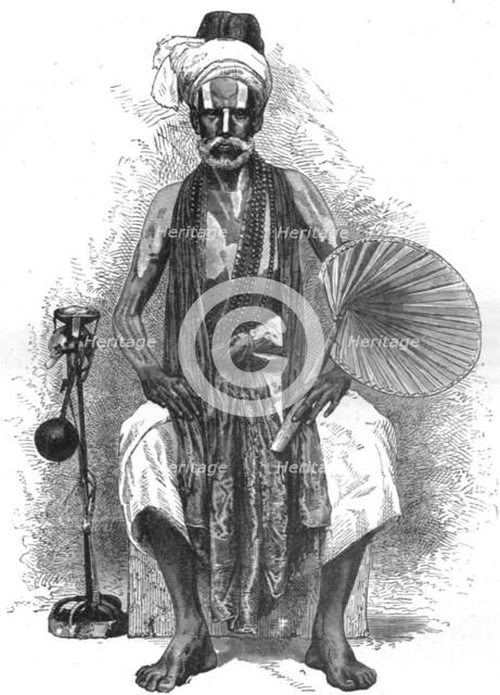 'Hindoo Mendicant at Hurdwar', 1875. Creator: Unknown.