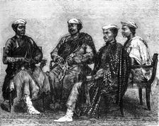 Hindoo Bankers of the North-West Provinces c1891. Creator: James Grant
