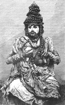 Hindoo Fakir; Notes on the Ancient Temples of India 1875. Creator: Unknown
