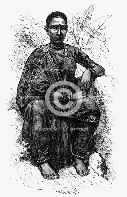 'Hindoo Girl', c1891. Creator: James Grant.