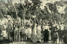 Hindoo Refugees from the Transvaal in Camp at Cape Town 1900. Creator: Alf S Hosking