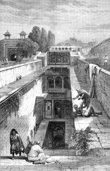 Hindoo shrine at Allahabad, 1881. Creator: Unknown