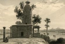 Hindoo Temple at Muddunpore, Bahar 1835. Creator: William Daniell