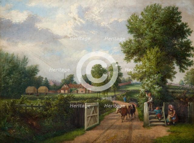 Hind's Farm Sparkhill, Birmingham, 1870s. Creator:  J. Jolly.