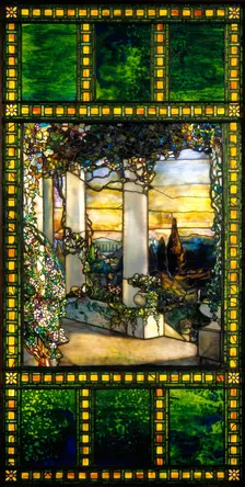 Hinds House Window , c. 1900. Creator: Tiffany Glass & Decorating Co. (American, 1892-1900)