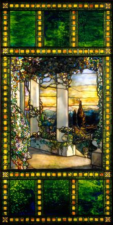 Hinds House Window , c. 1900. Creator: Tiffany Glass & Decorating Co. (American, 1892-1900)