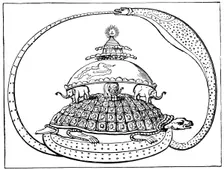 Hindu concept of the universe, c1880. Creator: Anon