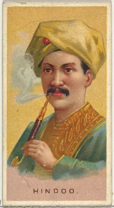 Hindu, from World's Smokers series (N33) for Allen & Ginter Cigarettes, 1888. Creator: Allen & Ginter