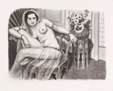 Hindu in a Voille Skirt (Hindoue à la jupe de tulle), 1929. Creator: Matisse, Henri (1869-1954)