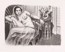 Hindu in a Voille Skirt (Hindoue à la jupe de tulle), 1929. Creator: Matisse, Henri (1869-1954)