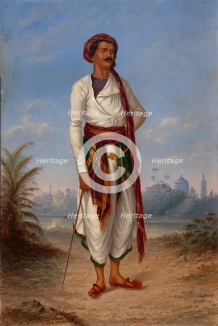 Hindu Man, ca. 1893. Creator: Antonio Zeno Shindler.
