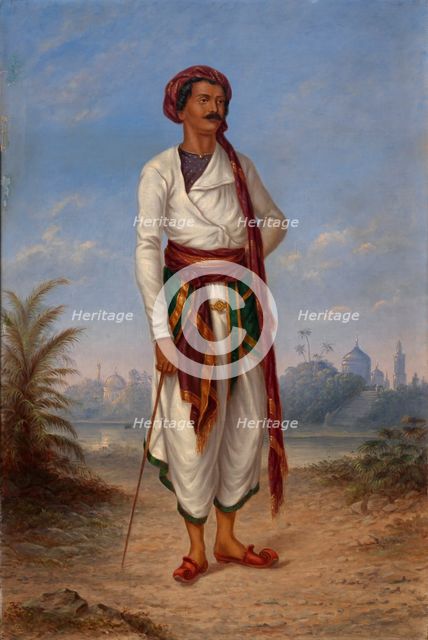 Hindu Man, ca. 1893. Creator: Antonio Zeno Shindler.