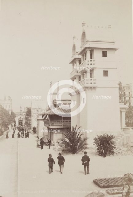 Hindu's House, Habitations of Man, Universal Exposition, Paris, 1889. Creator: Unknown.