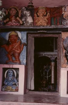 Hindu temple, Dharamsala, India, 1988. Creator: Amanda Waite