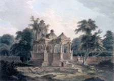 Hindu Temple in the Fort of the Rohtas, Bihar, India, c1790. Creator: Thomas Daniell (1749-1840) and William (1769-1837)
