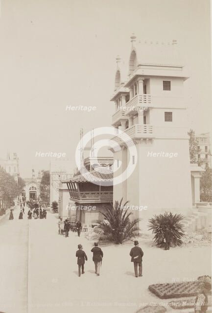 Hindu's House, Habitations of Man, Universal Exposition, Paris, 1889. Creator: Unknown.